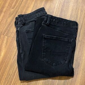 American Eagle Outfitters Charcoal Denim Pants SET